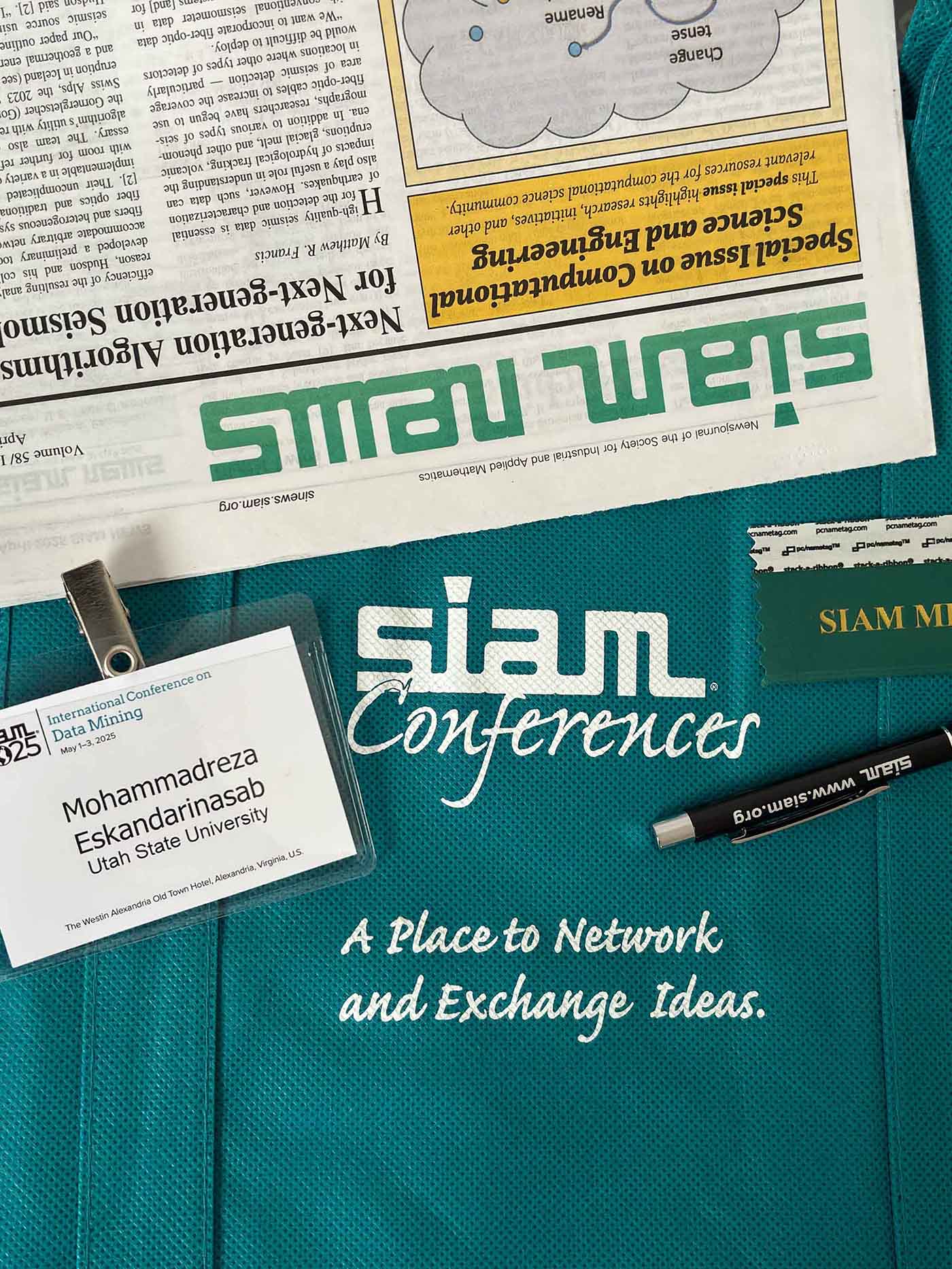 MohammadReza EskandariNasab (Sam EskandariNasab) at SIAM SDM 2025
