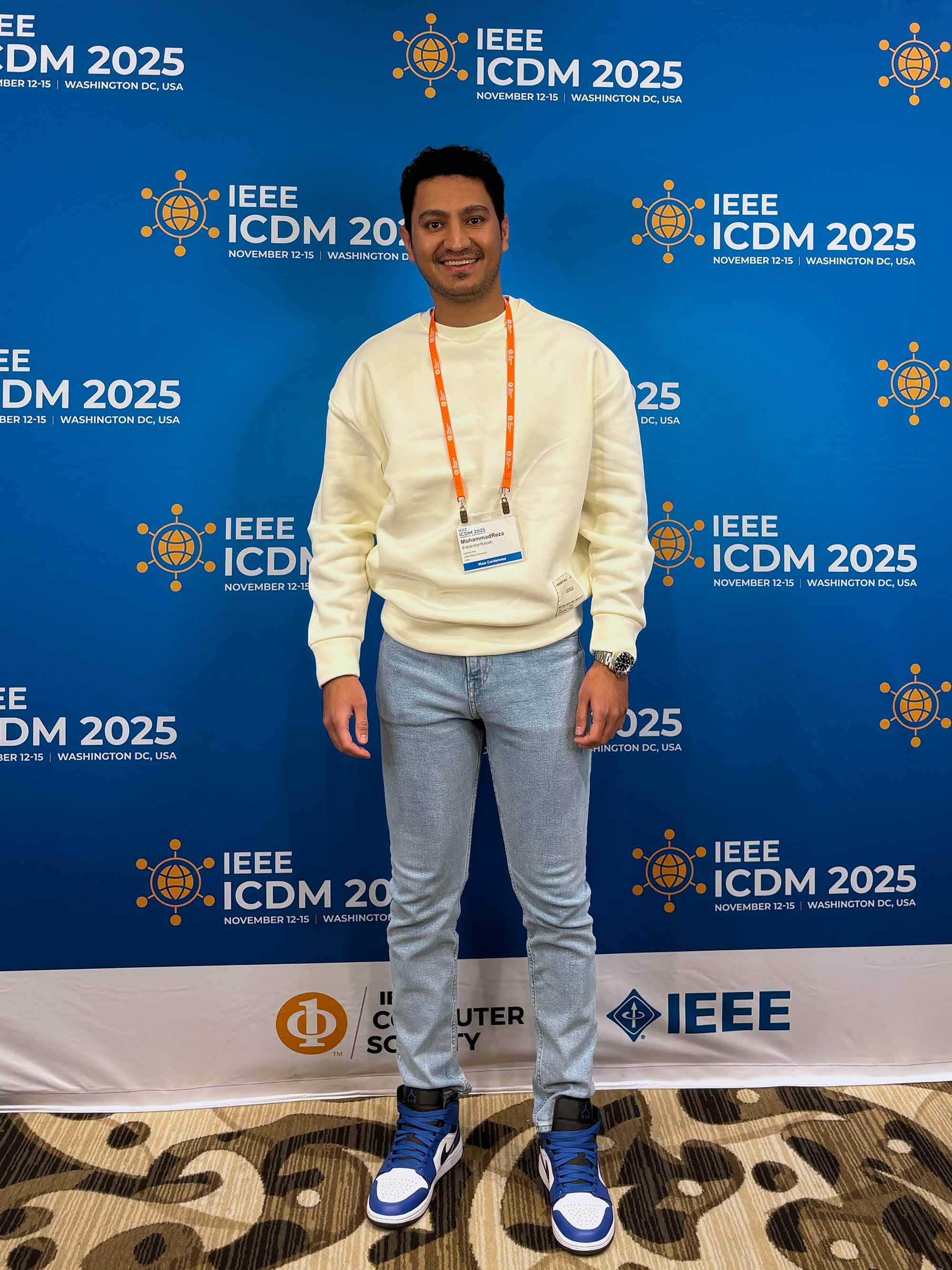 MohammadReza EskandariNasab (Sam EskandariNasab) presenting at IEEE ICDM 2025