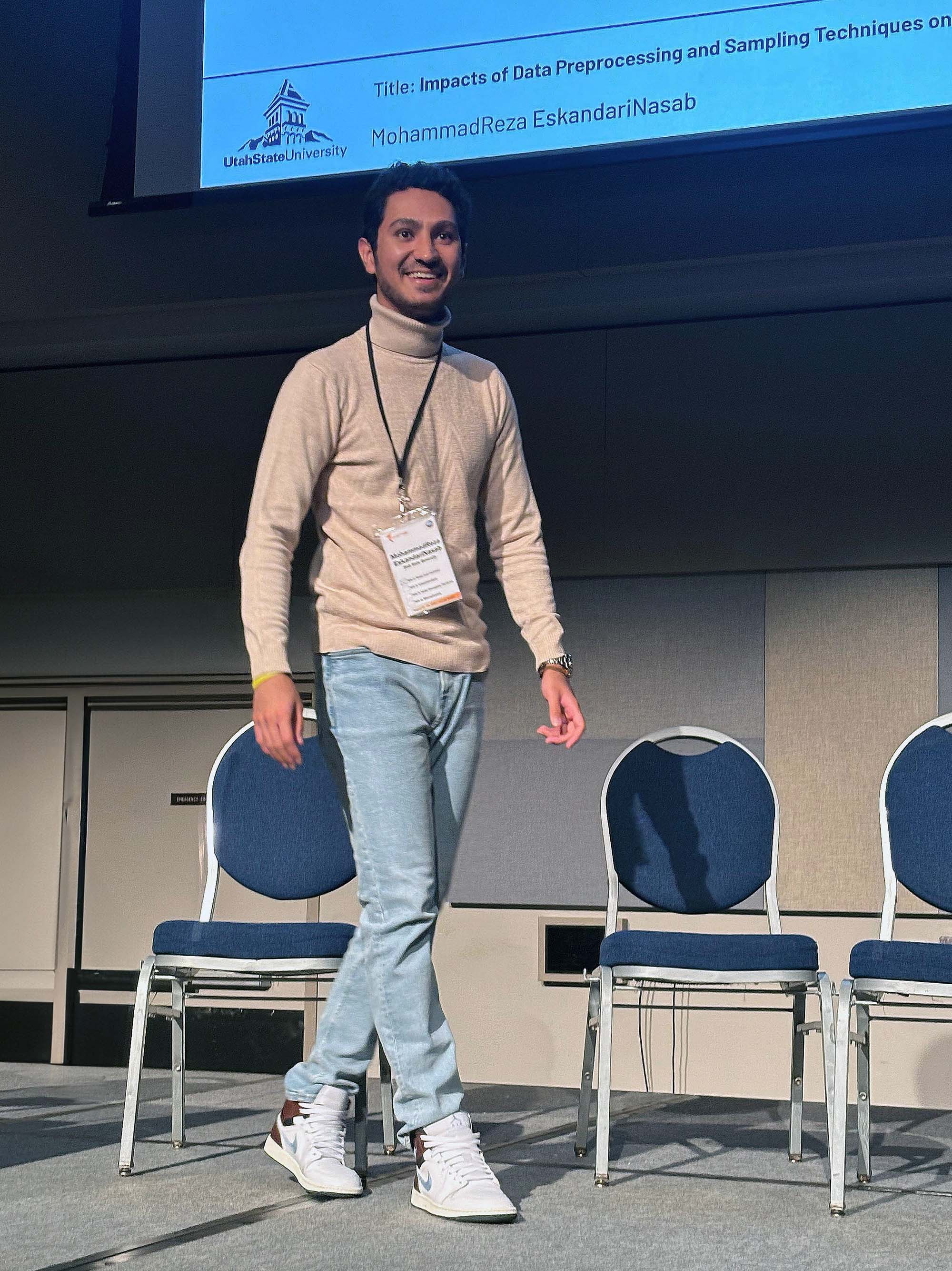 MohammadReza EskandariNasab (Sam EskandariNasab) at the SHINE 2024 Workshop